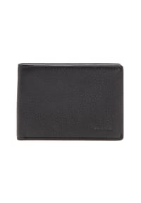 Maître F3 - Geldbörse "Gerold", Querformat, Leder, RFID-Schutz, für Herren - 900 BLACK