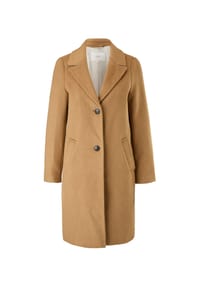 s.Oliver - Mantel, Reverskragen, Knopfleiste, für Damen - 8469  BROWN