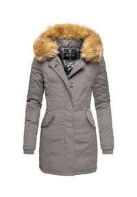MARIKOO® - Wintermantel Karmaa - Anthrazitgrau