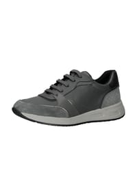 GEOX - Veloursleder/Textil Sneaker - Dunkelgrau