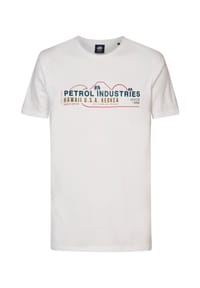 Petrol Industries® - T-Shirt Kurzarmshirt - weiss