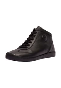 softinos® - Leder Sneaker IMBO - Schwarz