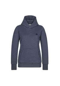 naketano - Hoodie, Rippbündchen, für Damen - DARK RED MELANGE