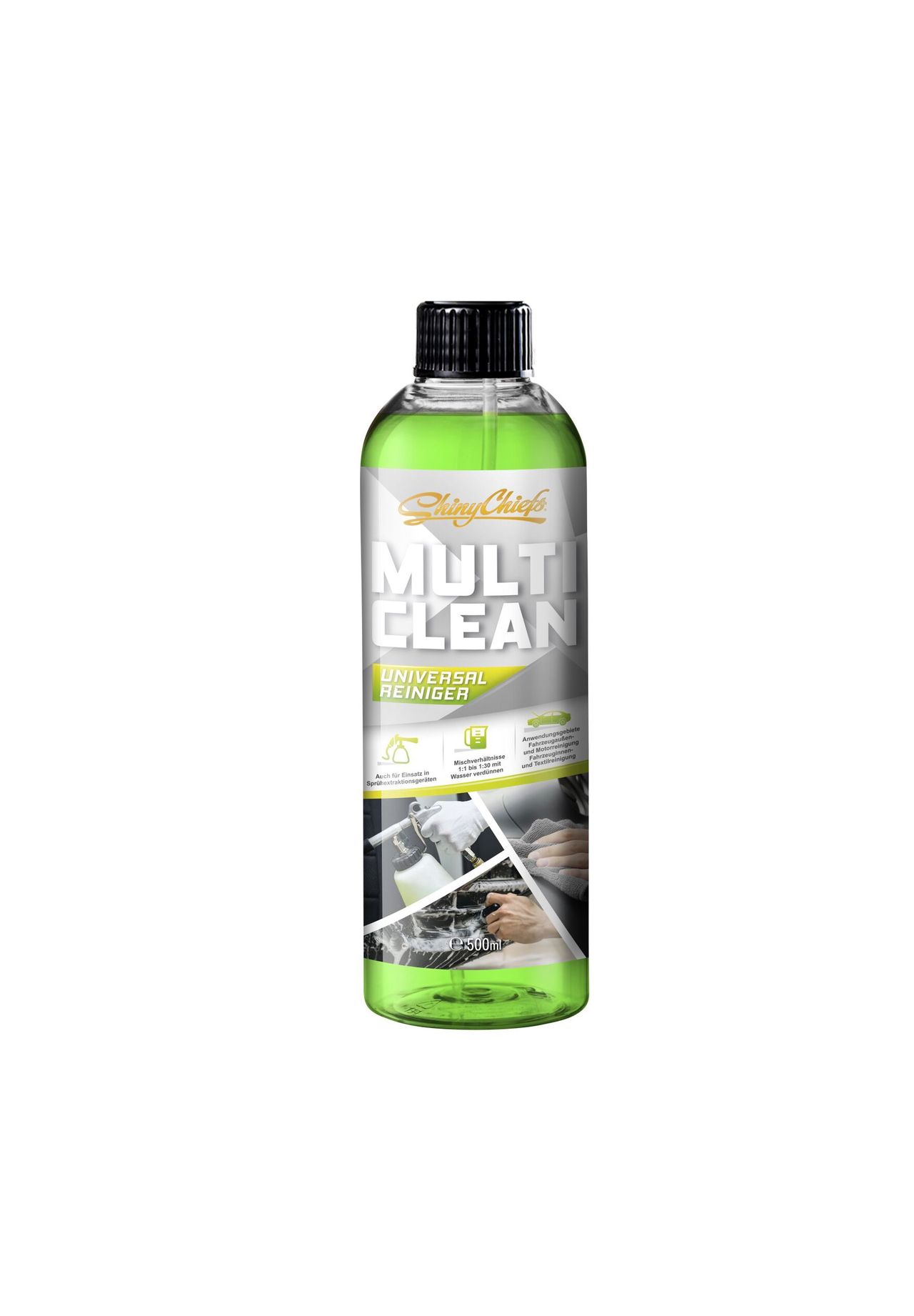 ShinyChiefs MULTI CLEAN Universalreiniger – Hochkonzentriert, Alkalisch, Für Auto & Haushalt, 500 Ml