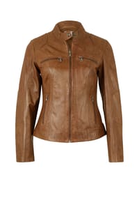 7eleven - Lederjacke Miracle in coolem Design - blood red (3617)