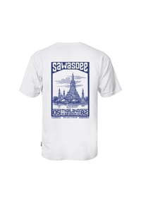 OLDSKULL - T-Shirt Asian Sawadtee mit coolem Print - White