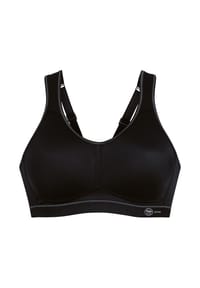 Anita - Light & Firm Sport-BH, atmungsaktiv, Unterbrustband, für Damen - 001 SCHWARZ