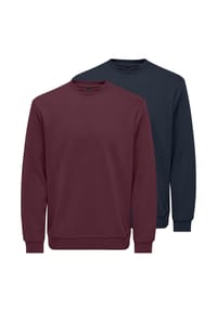 ONLY & SONS - Sweatshirt 2er Pack Connor - Black