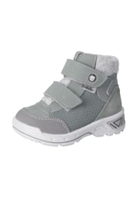 PEPINO® - Leder/Textil Stiefelette - Grau/Braun