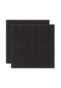 VOSSEN® - Küchenhandtücher Urban Grid 2er Set granit - 7770 - grau