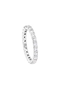 MONCARA - Damen Ring, 585er Weißgold,20 Brillanten zus. ca. 1,00 Karat - 