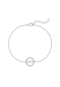 Rafaela Donata - Damen Armband aus 925/- Sterling Silber in silber mit Zirkonia - silber