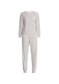 CALIDA - Damen Bündchen-Pyjama Sweet Dreams - charm cream