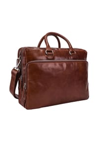 LEONHARD HEYDEN Cambridge - Cambridge Aktentasche Leder 40 cm - cognac