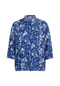 mavi - Hemdbluse, 3/4-Arm, für Damen - 89876 BLUE STROKE