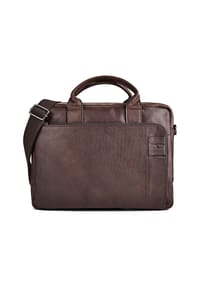 strellson HYDE PARK 1.0 - Aktentasche, Leder, Laptopfach - 702 DARKBROWN