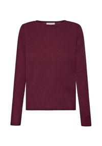 CARTOON - Cashmere Pullover, Rippbündchen, für Damen - 4685 D.AUBERGINE