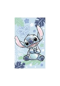 Disney - Disney Lilo & Stitch Ohana Blue Handtuch 30 × 50 cm aus 100% Baumwolle - Blau 30 x 50 cm