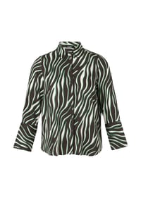 frapp - Bluse Große Größen - chocolate multicolor