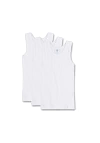 Sanetta - Mädchen Unterhemd - Shirt ohne Arme, Top, Organic Cotton, einfarbig - Weiß