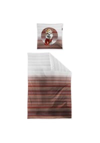 irisette® - Flausch-Cotton Bettwäsche Set Zobel 8556 - 60 rot