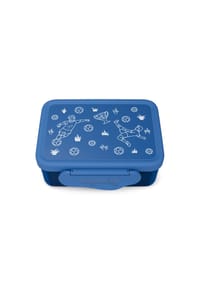 ergobag - Brotdose "Fußball" - BLAU