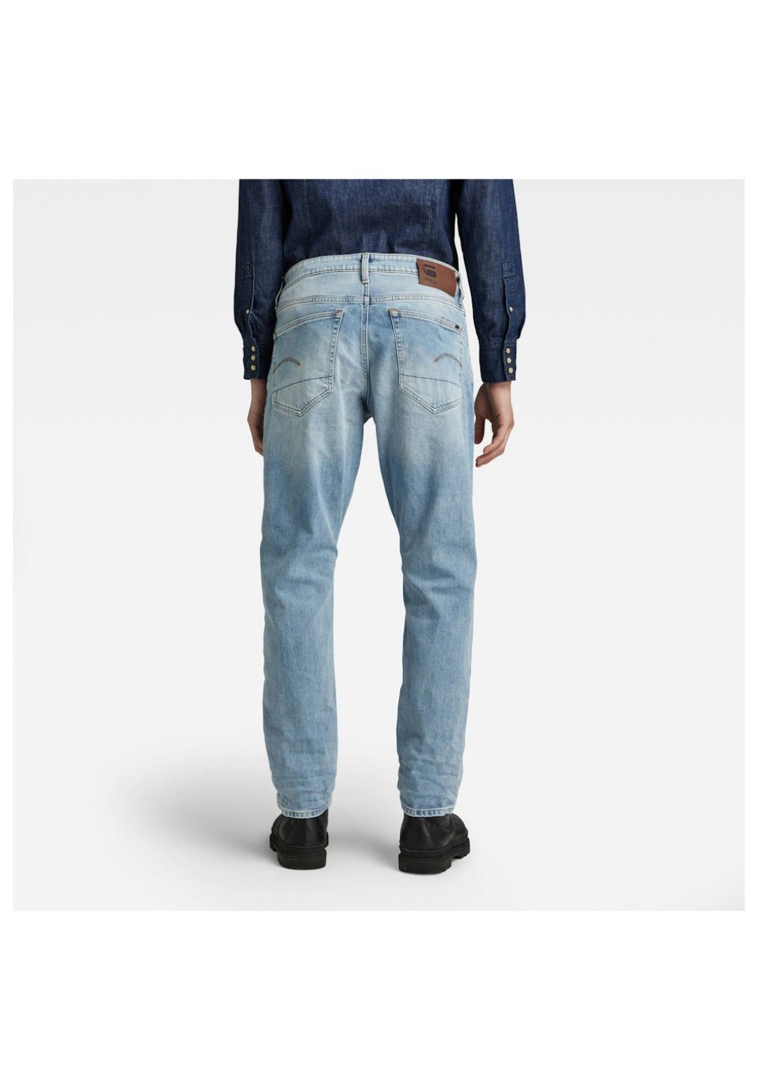 G-Star Raw 3301 Jeans, Baumwolle-Stretch, Used-Waschung, FüR Herren, Blau, W29/L32