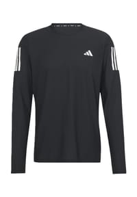 adidas - Langarmshirt, atmungsaktiv, schnelltrocknend, für Herren - BLACK