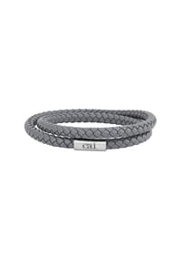caї - Armband Edelstahl ohne Stein - grau