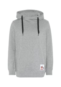 CHIEMSEE - Hoodie mit Mountain-Logo-Patch - 17-4402M Neutral Gray Melange