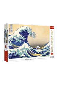 Trefl - Puzzle Art Collection Hokusai Katsushika Die Große Welle von Kanagawa, 1000 Teile, 68 x 48 cm - 