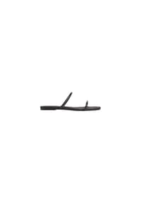 Calvin Klein Jeans - Riemchensandalen, Leder, für Damen - TRIPLE BLK