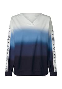 heine - Sweatshirt - marine-ecru-gemustert