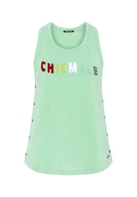CHIEMSEE - Tanktop mit Multicolour-Logo - Neptune Green