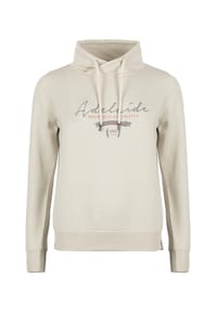 ROADSIGN® australia - Damen Sweatshirt Mood mit Schalkragen und Print - anthrazit