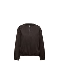 STREET ONE STUDIO - Langarmbluse - dark auburn brown