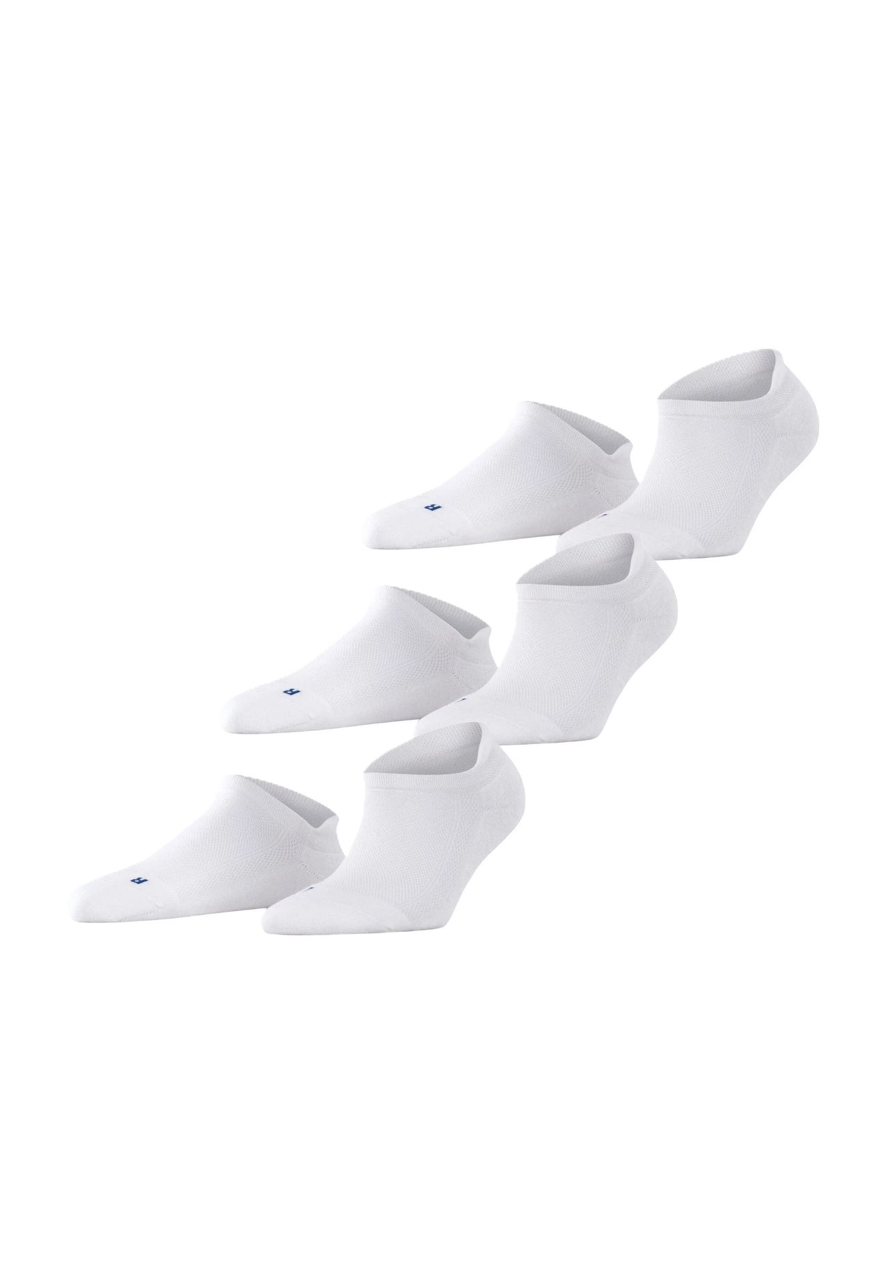 FALKE Cool Kick Sneakersocken, Schnelltrocknend, für Herren, weiß, 46-48