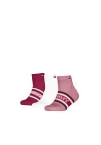 TOMMY HILFIGER - Kurzsocken, 3er-Pack, für Kinder - 002 PINK