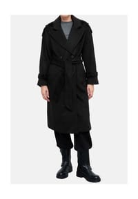 RICANO - Klassischer Damen Trenchcoat Antonella mit Gürtel - Creme