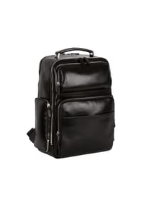 Heyden Cambridge - Businessrucksack "Cambridge", Leder, Reißverschlussfächer, Laptopfach, uni - schwarz