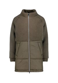 CARTOON - Kuscheljacke mit Plüsch - Braun