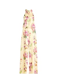 Vera Mont - Jumpsuit mit Blumenprint - 2842 YELLOW/ROSÉ
