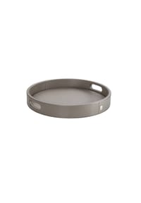 JOOP! Rundes Tablett - HOMELINE - GRAU