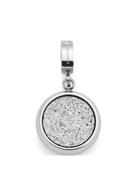 LEONARDO - Damen Anhänger Maurine, Edelstahl mit Achat - SILBER
