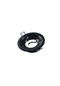 COFI - LED Labs LUCA Einbaurahmen für GU10 Deckenleuchte IP20 Rund Ø 65 - Schwarz 90 x 26mm