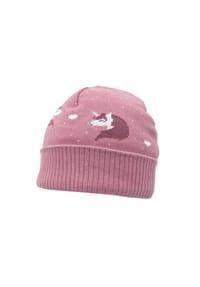 maximo® - Strickmütze, Umschlag, für Kinder - 75 FOXGLOVE