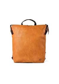 HAROLD'S CHAZA - CHAZA Daypack Leder 35.5 cm - cognac