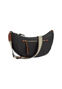 camel active BARI - Schultertasche mit Gewebeband - Schwarz
