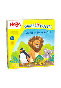 HABA - Spiel Wo leben Löwe & Co.? - 