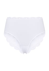 Nina von C. - Taillenslip Body & Soul, Bordüre, für Damen - 100 WEISS